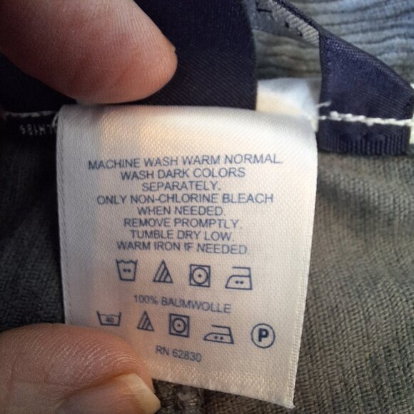 Lands' End Youth Size 14 Adjustable Waist‎ Corduroy Gray Pants EUC - Picture 8 of 10